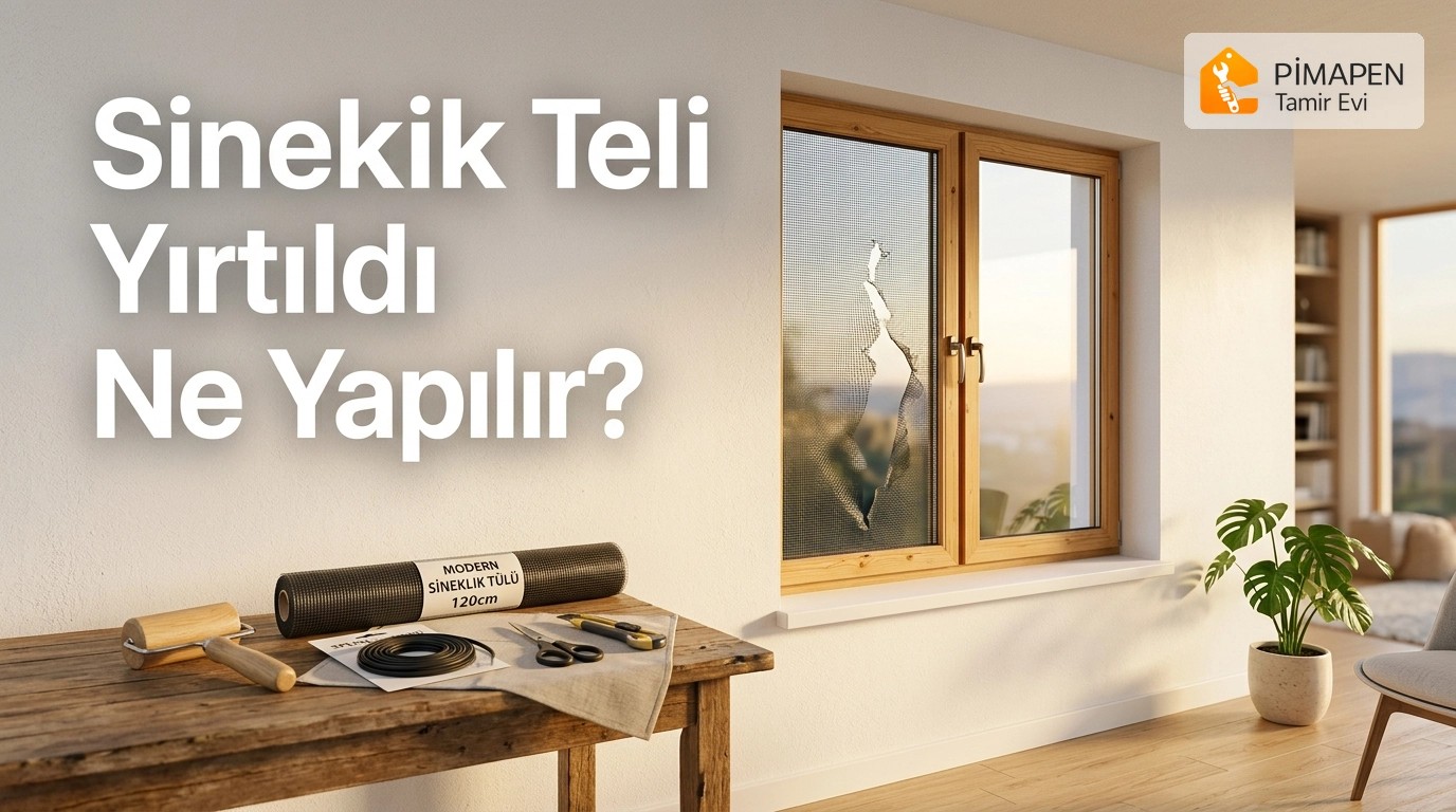 Sineklik Teli Yırtıldı Ne Yapılır?